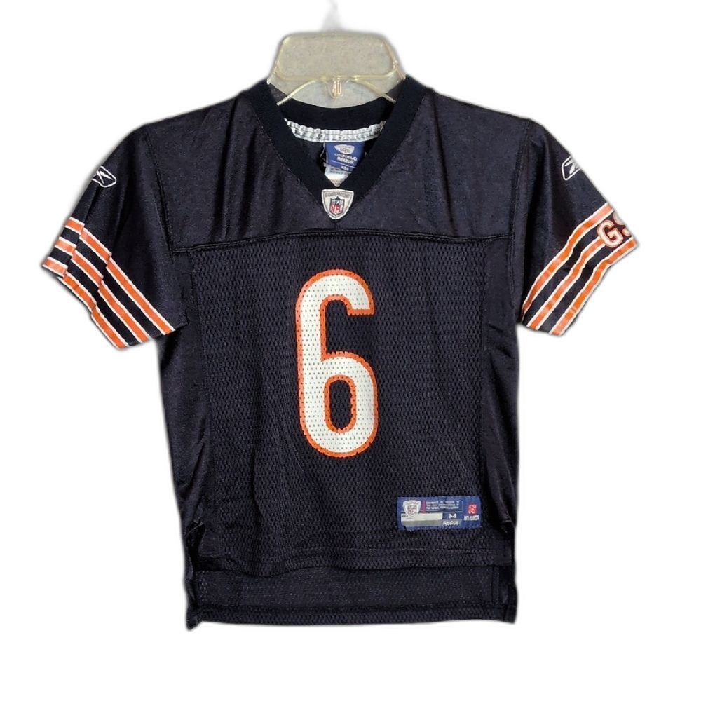 Reebok On Field NFL Cutler 6 Chicago Bears Jersey Kids M 5/6